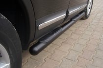 Nissan Qashqai 2007-2010 Side Bars Black (2 pcs, Stainless Steel) photo 1