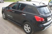 Nissan Qashqai 2007-2010 Side Bars Black (2 pcs, Stainless Steel) photo 4