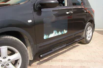 Nissan Qashqai 2010-2014 Side Bars Black (2 pcs, Stainless Steel) photo 2