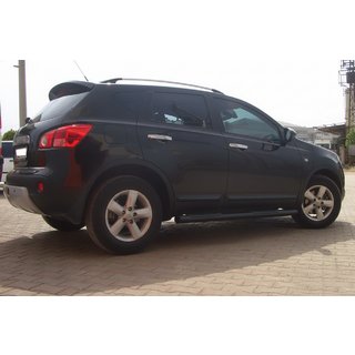 Side Bars Black (2 pcs, Stainless Steel) Nissan Qashqai 2010-2014 photo 3