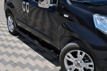 Peugeot Bipper 2008-2017 Side Bars Black (2 pcs, stainless steel) photo 3