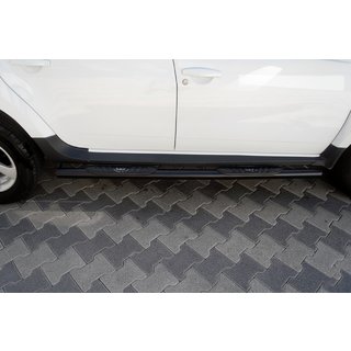 Side bars with inserts Black (2 pcs, stainless steel) photo 1