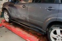 Mitsubishi Outlander 2001-2006 Side Bars Black (2 pcs, stainless steel) photo 3