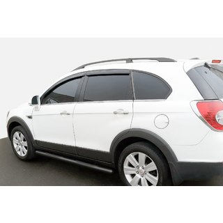 Side Bars Black (2 pcs, Stainless Steel) Opel Antara 2006-2017 photo 1
