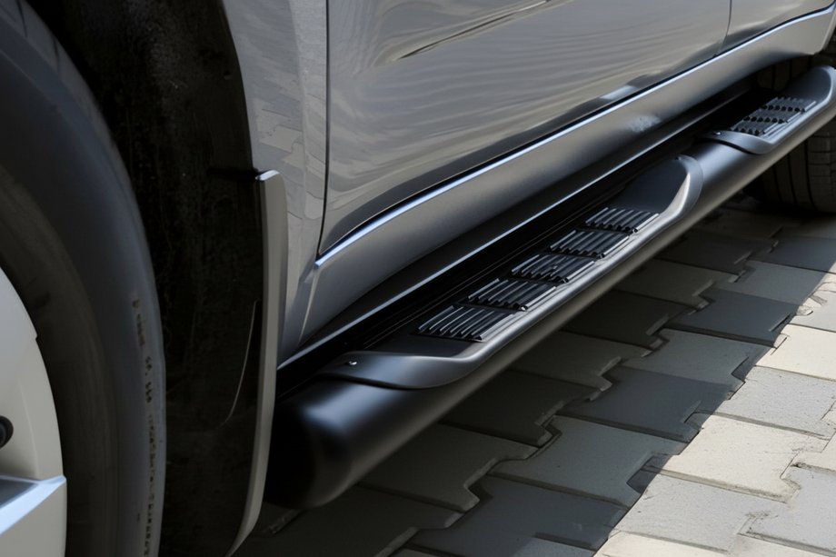 Iveco Daily 1999-2006 Side Bars Black (2 pcs, Stainless Steel) Image