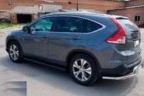Honda CRV 2012-2016 Side Bars BB002 Black (2 pcs, Stainless Steel) photo 3