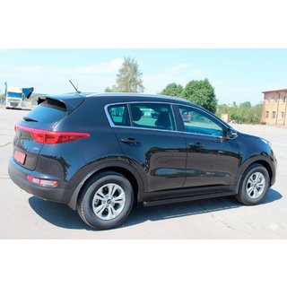 Side Bars BB001 Black (2 pcs, Stainless Steel) Kia Sportage 2015-2021 photo 3