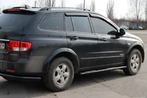 SsangYong Kyron 2005-2014 Side Bars BB002 Black (2 pcs, Stainless Steel) photo 3