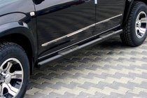 Kia Carens 1999-2012 Side Bars Black (Stainless Steel) photo 1