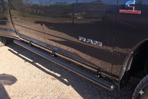 Dodge RAM (DR/DH/D1/DC/DM) 2002–2009 Standard Side Bars Black (2 pcs, Stainless Steel) photo 2