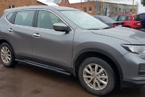 Nissan X-trail T32/Rogue 2014-2021 Side Bars Black (2 pcs, Stainless Steel) photo 4