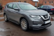 Nissan X-trail T32/Rogue 2014-2021 Side Bars Black (2 pcs, Stainless Steel) photo 2