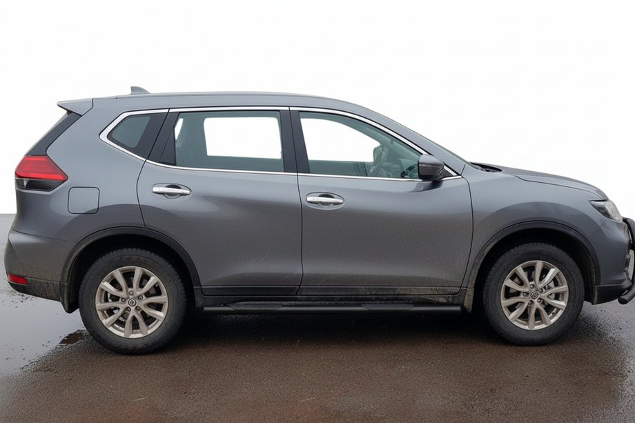 Nissan X-trail T32/Rogue 2014-2021 Side Bars Black (2 pcs, Stainless Steel) Image