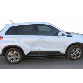 Side Bars Black (2 pcs, stainless steel) Suzuki Vitara 2015- photo 1