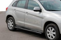 Mitsubishi Eclipse Cross 2017- Side Bars BB002 Black (2 pcs, Stainless Steel) photo 2
