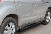 Mitsubishi Eclipse Cross 2017- Side Bars BB002 Black (2 pcs, Stainless Steel) photo 1