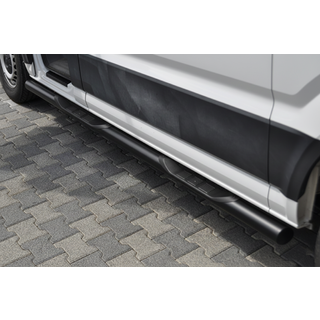 Side Bars B2 Black (2 pcs, stainless steel) Man TGE 2017- photo 1