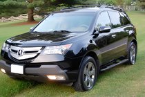Acura MDX 2007-2013 Side Bars Black (2 pcs, Stainless Steel) photo 1