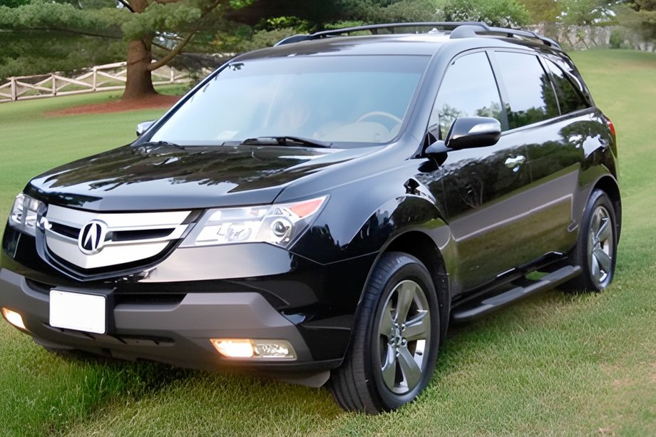 Acura MDX 2007-2013 Side Bars Black (2 pcs, Stainless Steel) Image