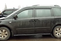 Kia Carnival 2002-2013 Side Bars Black (2 pcs, stainless steel) photo 1