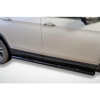 Side Bars Black (2 pcs, stainless steel) Honda Pilot 2015-2022 photo 3