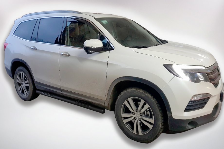 Honda Pilot 2015-2022 Side Bars Black (2 pcs, stainless steel) Image