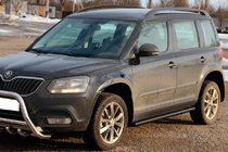 Skoda Yeti 2009-2017 Side Bars Black (2 pcs, stainless steel) photo 2