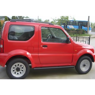 Side Bars Black (2 pcs, stainless steel) Suzuki Jimny 1998-2018 photo 1
