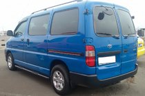 Toyota HiAce Side Bars Black (2 pcs, stainless steel) photo 1