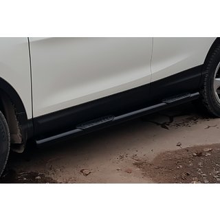 Side Bars Black (2017-2021, 2 pcs, stainless steel) Nissan Qashqai 2014-2021 photo 2