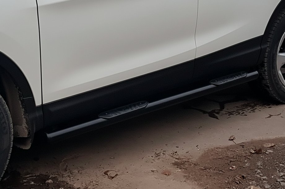 Nissan Qashqai 2014-2021 Side Bars Black (2017-2021, 2 pcs, stainless steel) Photo 2