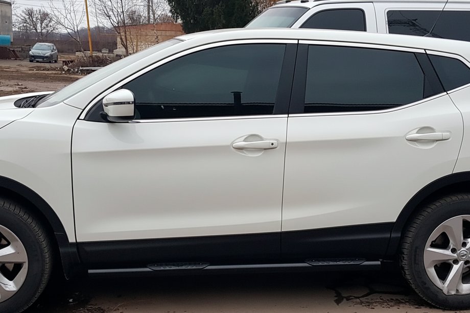 Nissan Qashqai 2014-2021 Side Bars Black (2017-2021, 2 pcs, stainless steel) Photo 3