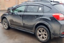 Subaru XV 2011-2017 Side Bars BB002 Black (2 pcs, Stainless Steel) photo 3