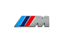 BMW M Badge 85mm x 30mm (Stainless Steel) photo 1