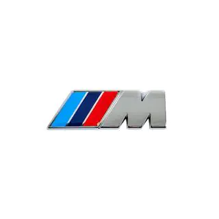 M Badge 85mm x 30mm (Stainless Steel) photo 1