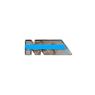 M Badge 85mm x 30mm (Stainless Steel) photo 4