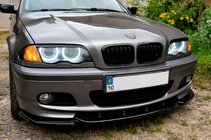 BMW 3 Series E46 1998-2006 Front Lip DPT V-2 (for M-Sport 2003-2006, Gloss Black) photo 1