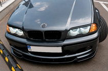 BMW 3 Series E46 1998-2006 Front Lip DPT V-2 (for M-Sport 2003-2006, Gloss Black) photo 5