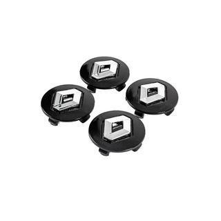 Black wheel center caps 5650v1 (56mm to 50mm, set of 4) photo 2