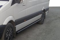 Volkswagen Crafter 2006-2016 Side Bars Black (2 pcs, Stainless Steel) photo 6