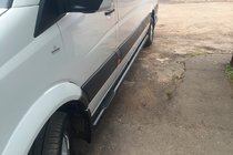 Volkswagen Crafter 2006-2016 Side Bars Black (2 pcs, Stainless Steel) photo 4