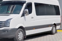 Volkswagen Crafter 2006-2016 Side Bars Black (2 pcs, Stainless Steel) photo 1