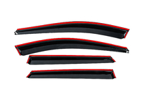 Ford Kuga/Escape 2019- Window deflectors with chrome trim (4 pcs, Niken) photo 4