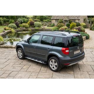 Side Steps Sunrise (2 pcs, Aluminum) Skoda Yeti 2009-2017 photo 1