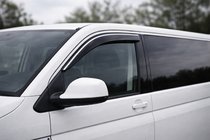 Volkswagen T6 2015-2024 Window Deflectors with Chrome Trim (2 pcs, Niken) photo 4