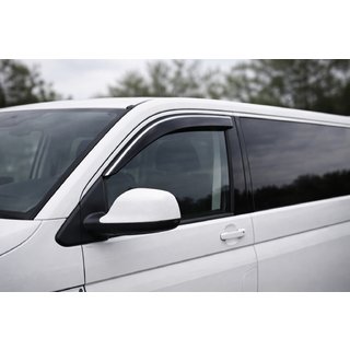 Window Deflectors with Chrome Trim (2 pcs, Niken) photo 4