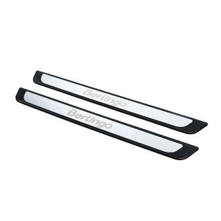 Carmos V4 Door Sill Protectors (2 pcs, Stainless Steel) Citroen Berlingo 1996-2008 photo 2