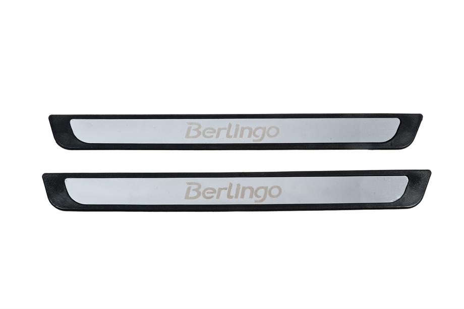 Citroen Berlingo 1996-2008 Carmos V4 Door Sill Protectors (2 pcs, Stainless Steel) Photo 1