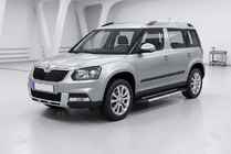 Skoda Yeti 2009-2017 Side Steps RedLine V1 (2 pcs, Aluminum) photo 1