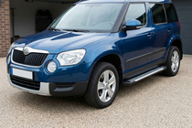 Skoda Yeti 2009-2017 Side Steps Line (2 pcs, Aluminum) photo 1